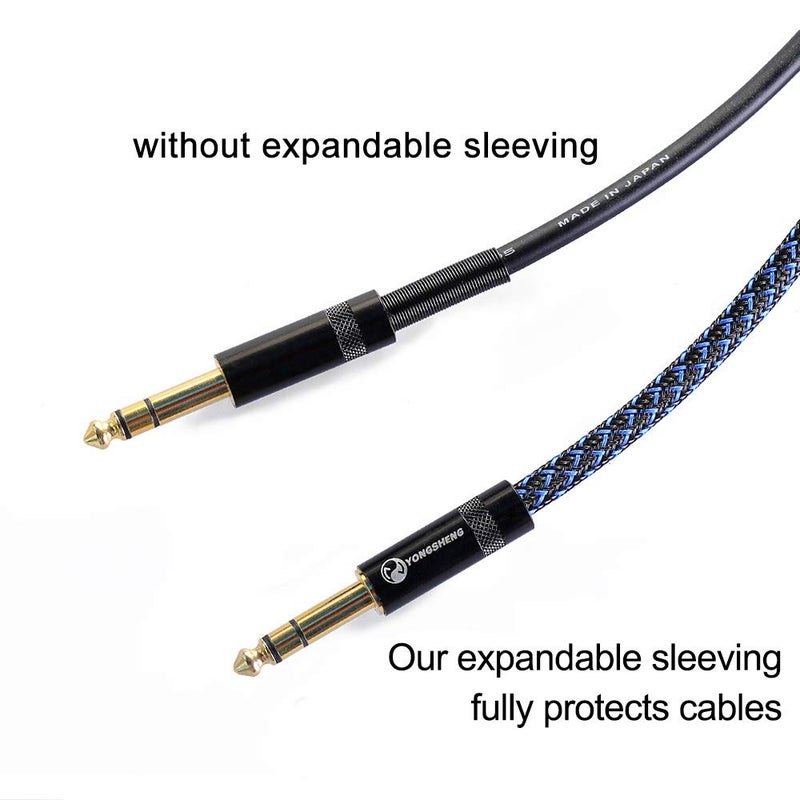 Alex Tech 25ft - 3/8 inch PET Expandable Braided Sleeving â€“ BlackBlue â€“ Alex Tech Braided Cable Sleeve - Image 2